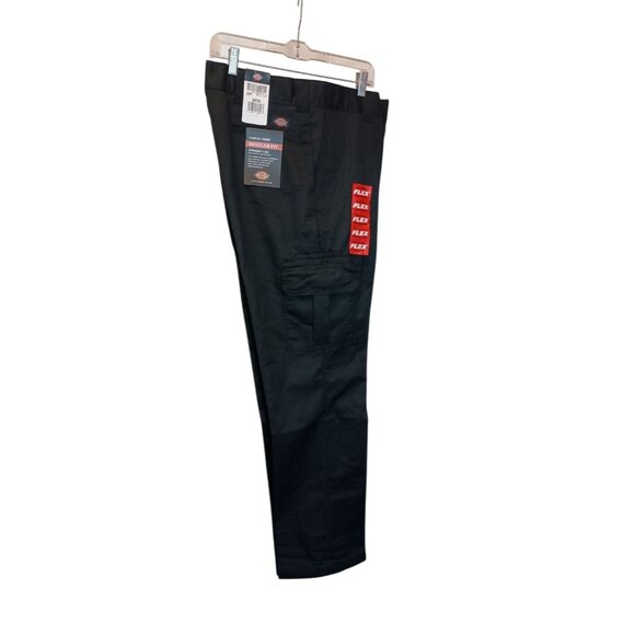 Dickies Flex Regular Fit Cargo Pants Men's Sz.38 x 34 Black - Picture 5 of 10